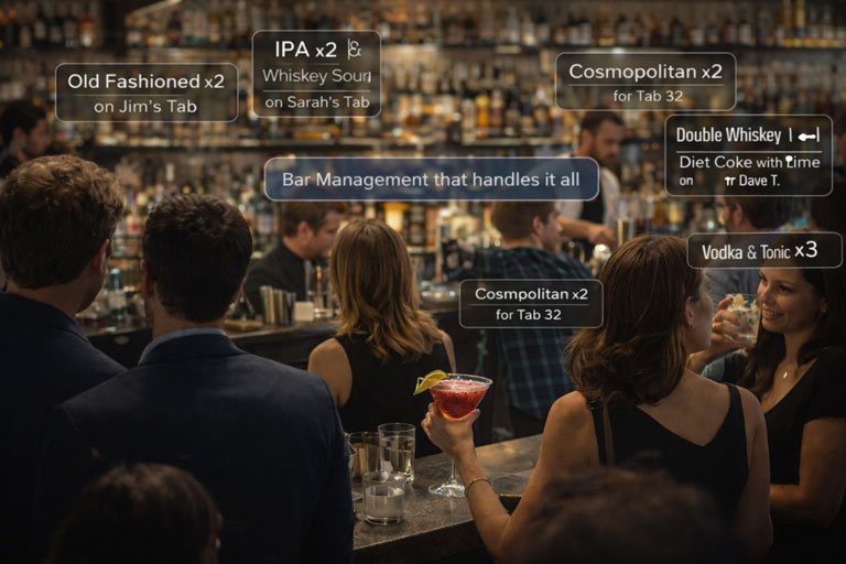 Bar & Nightclub POS Screenshot